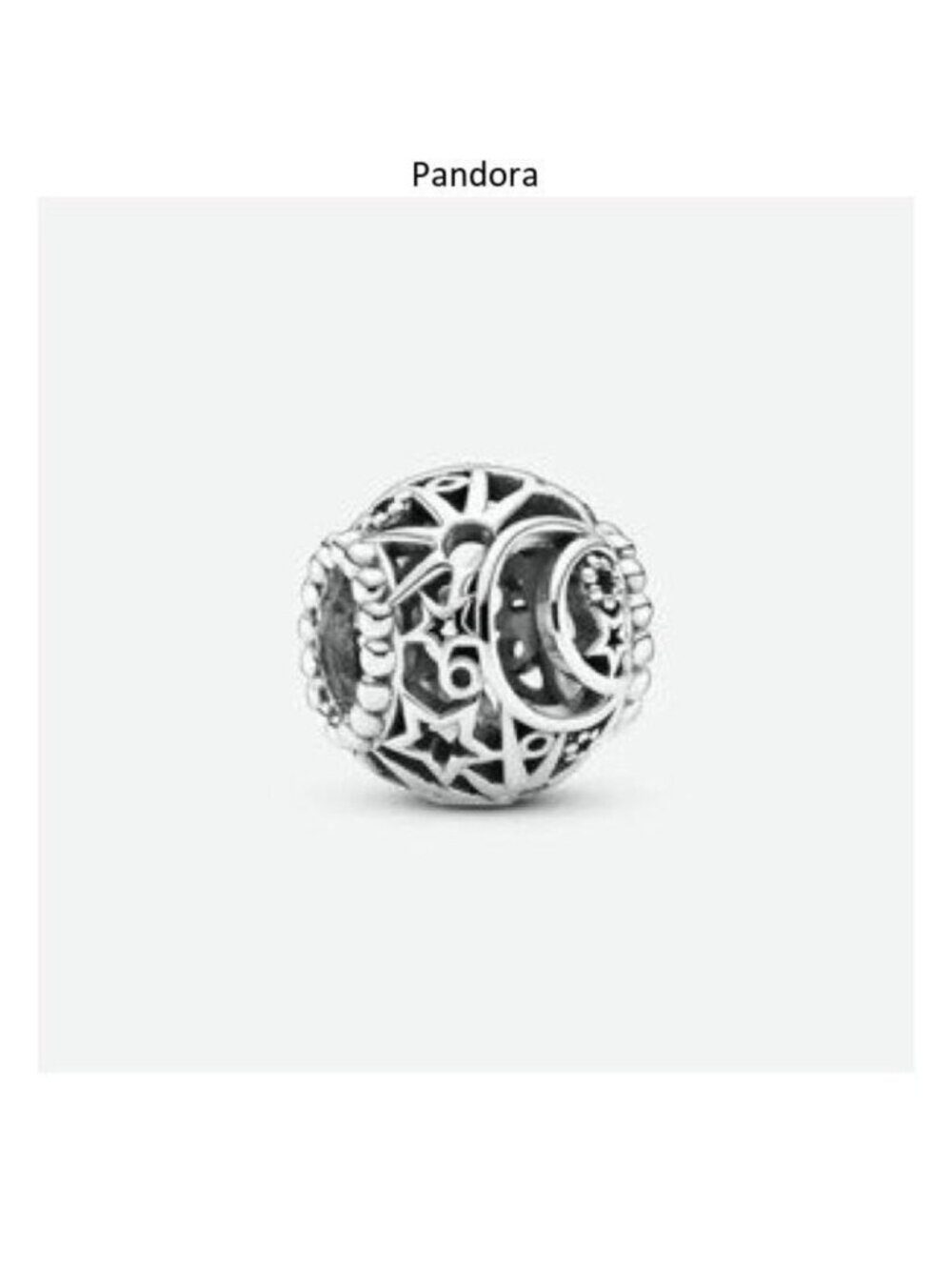 Pandora Openwork Sun, Stars & Moon Charm